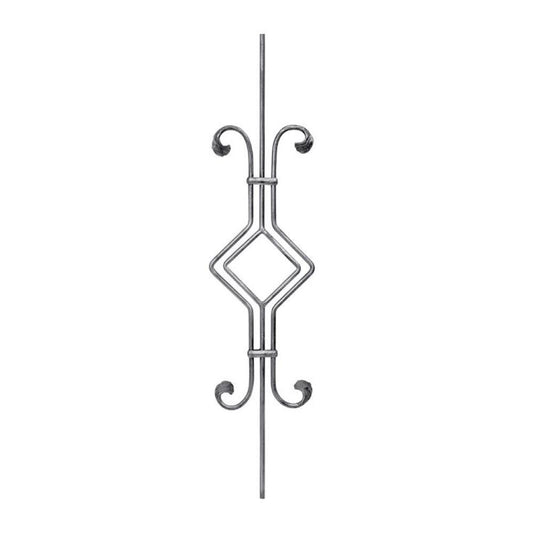 PANEL DE HIERRO FORJADO  10X205X1000mm - 1074/1
