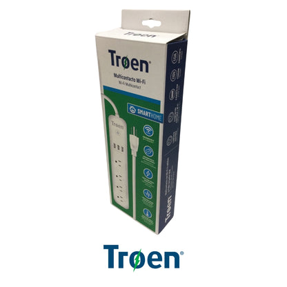 REGLETA INTELIGENTE 4 SALIDAS Y CARGADOR USB 110V TR-MS636