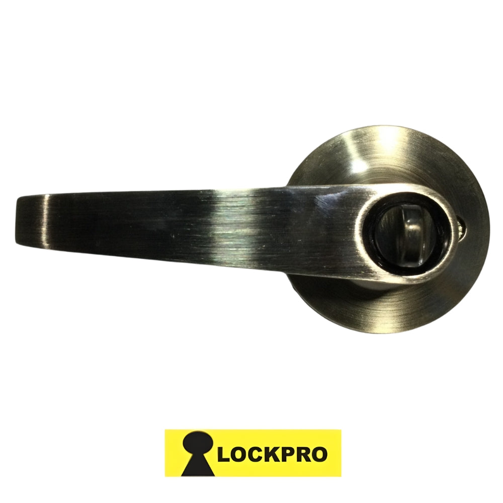 CERRADURA DE MANIJA CON LLAVE BRONCE ANTIGUO 2015 LOCKPRO