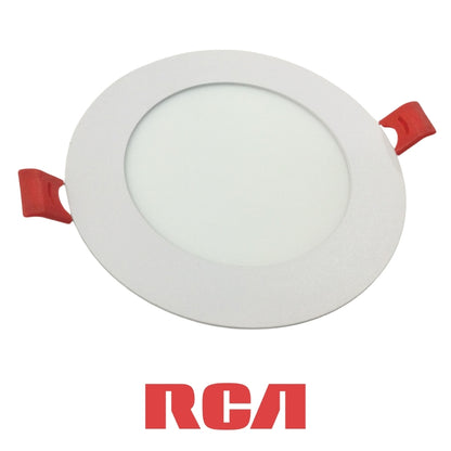 PANEL LED EMPOTRABLE REDONDO LUZ CALIDA 6W 85-277V 390LM RCA (RLRLW6W)