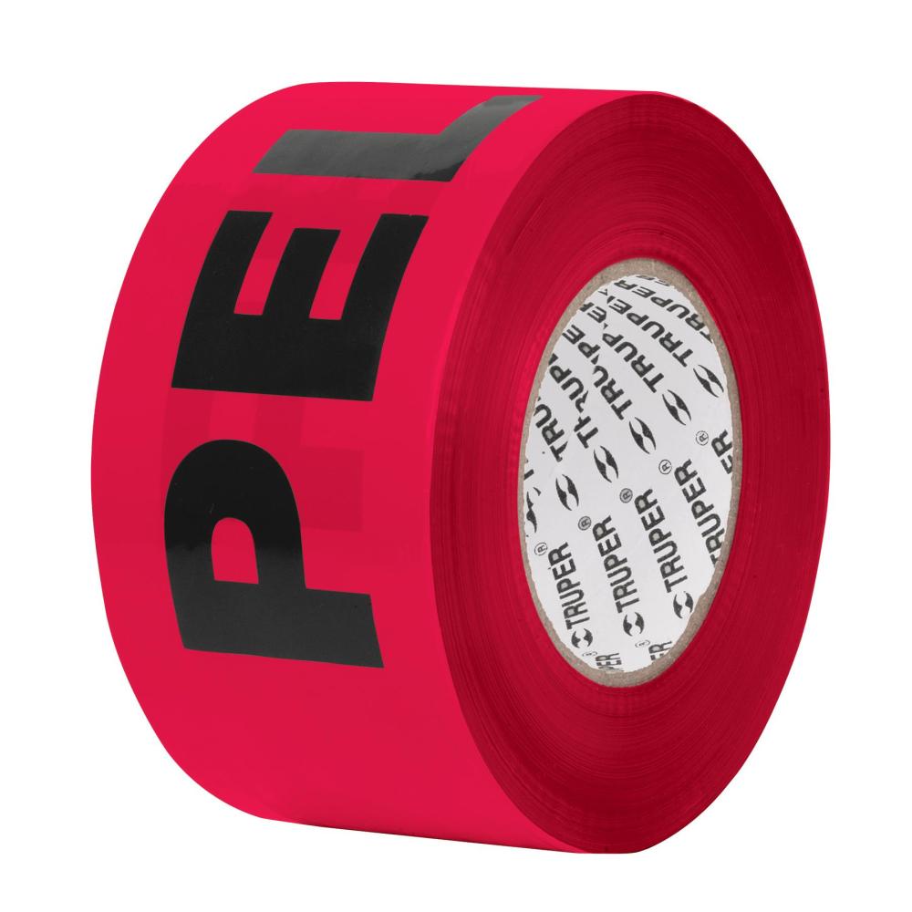 BANDA ROJA  DE PELIGRO 1000 PIES X 3 PULGADAS (12585) TRUPER