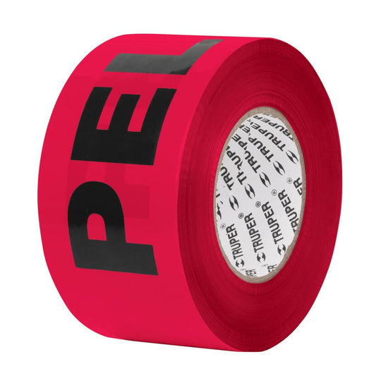 BANDA ROJA  DE PELIGRO 1000 PIES X 3 PULGADAS (12585) TRUPER