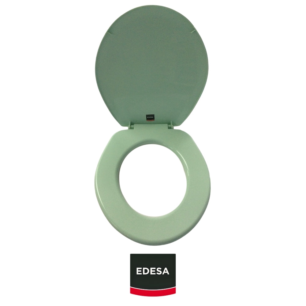 ASIENTO  VERDE REDONDO  PARA INODORO EDESA