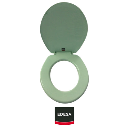 ASIENTO  VERDE REDONDO  PARA INODORO EDESA