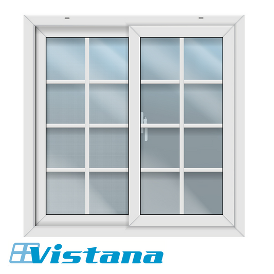 VENTANA DE UPVC FRANCESA 1.20m X 1.00m VISTANA