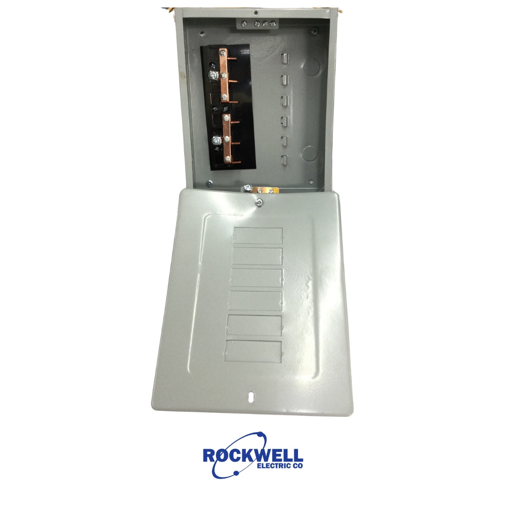 PANEL ELECTRICO MONOFASICO DE 6 CIRCUITOS 100 A 240V