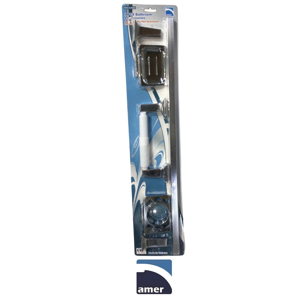 ACCESORIOS DE BAÑO 24 PULGADAS AMER CROMADO METAL TW (42-013Z)