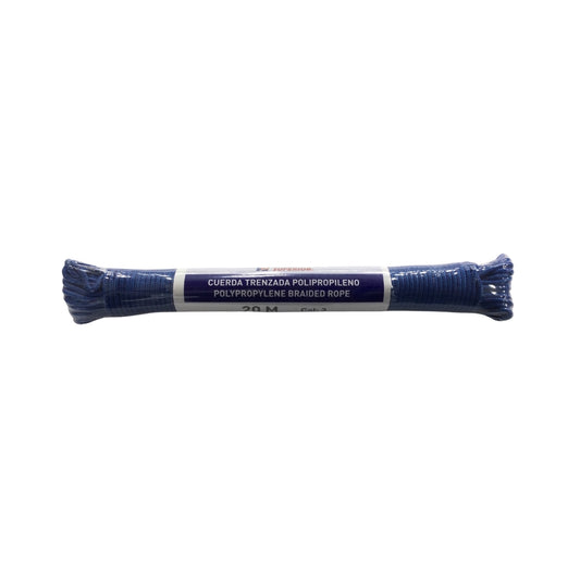 CUERDA TRENZANDO GAMMA PP N° 03 X 20 MTS AZUL REY