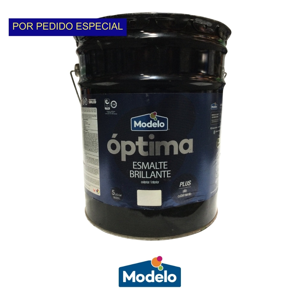 PINTURA ESMALTE OPTIMA BRILLANTE ROJO LADRILLO 5 GL11001-0014-05 MODELO