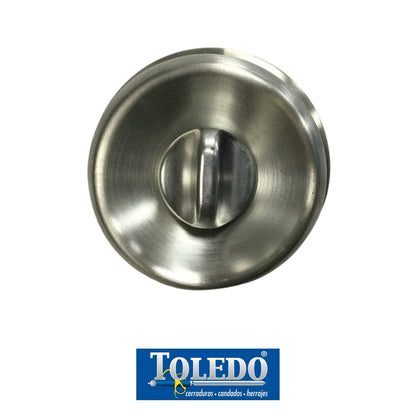 CERRADURA DE POMO MALAGA LLAVE-BOTON ACERO INOXIDABLE TOLEDO
