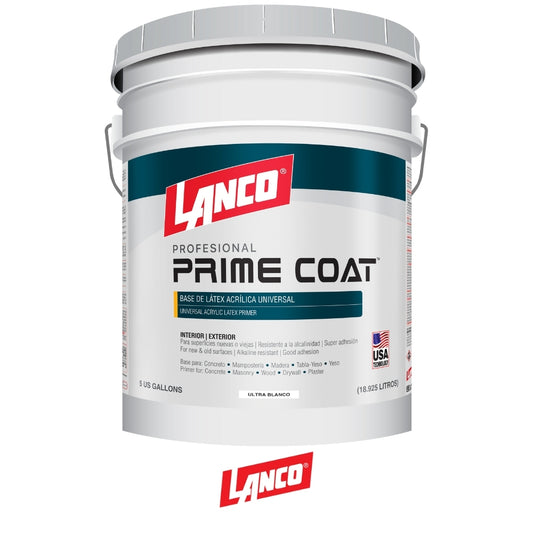 PINTURA BASE PRIME COAT BLANCO 5 GL WP038-2 LANCO
