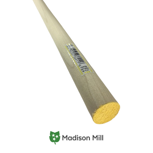 TARUGO DE MADERA REDONDO 7/8 PULGADAS X 48 PULGADAS POPLAR 436579