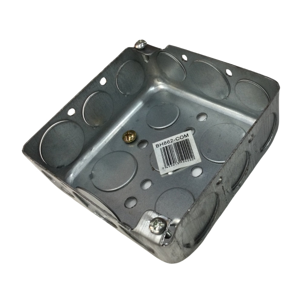 CAJILLA CUADRADA COMBINADA 4 X 4 PULGADAS KO 1/2 - 3/4 PULGADAS