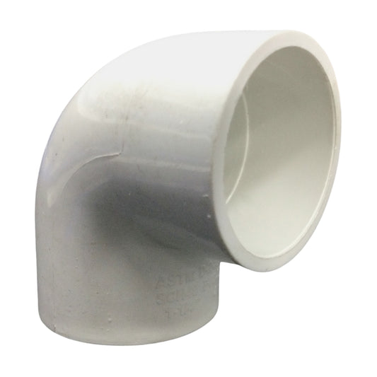 CODO 90° PVC 31 MM-1-1/4 PULGADAS PRESION SCH-40 C/C