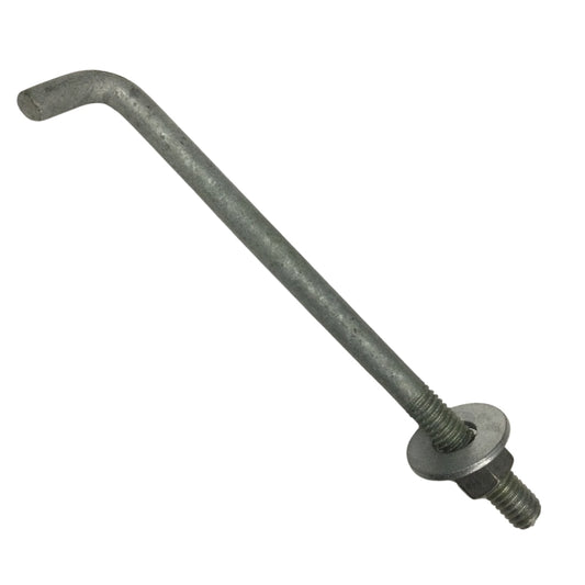 PERNO DE ANCLAJE EN L GALVANIZADO EN CALIENTE 1/2 PULGADAS-13 x 6 PULGADAS ROSCA ESTANDAR