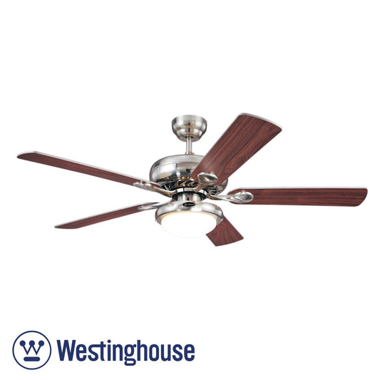 ABANICO DE TECHO 52 PULGADAS EURO SWIRL NIQUEL CEPILLADO WESTINGHOUSE