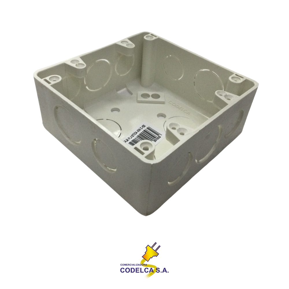 CAJILLA ELECTRICA CUADRADA PVC 4 X 4 IN