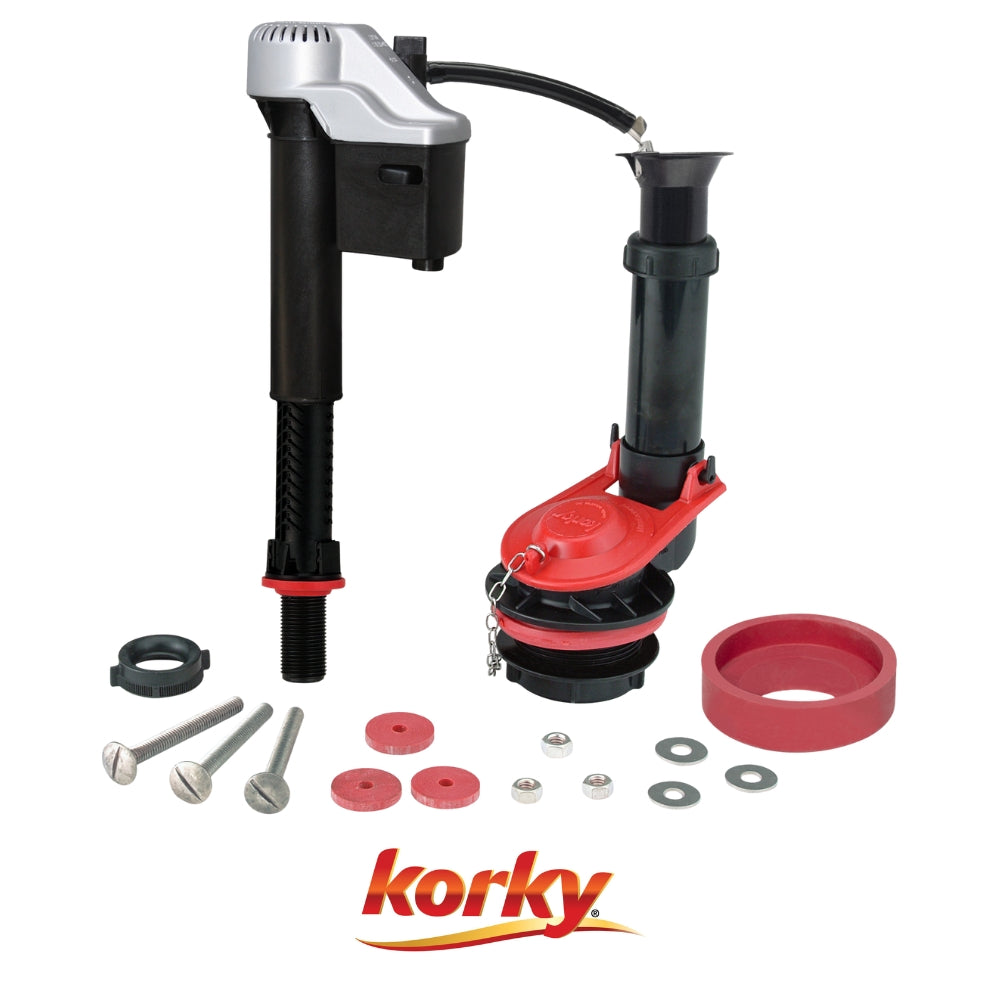 KIT COMPLETO REPARACIÓN SANITARIO QUIETFILL PLATINUM 2 IN KORKY