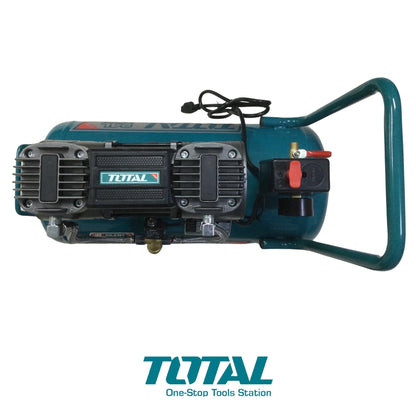 COMPRESOR DE AIRE TOTAL 24L 1.5 HP SIN ACEITE TOTAL UTCS1110242