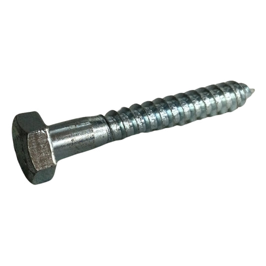 TORNILLO TIRAFONDO HEXAGONAL ZINCADO ACERO GRADO 2 5/16 PULGADAS x 2 PULGADAS