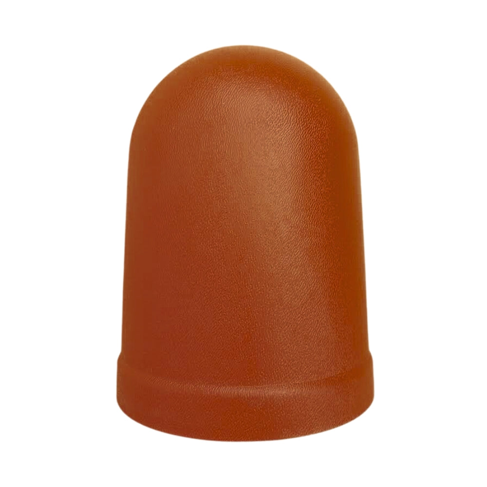 CABALLETE FINAL PARA TECHO DE UPVC 0.25m X 3mm ACABADO TERRA TK