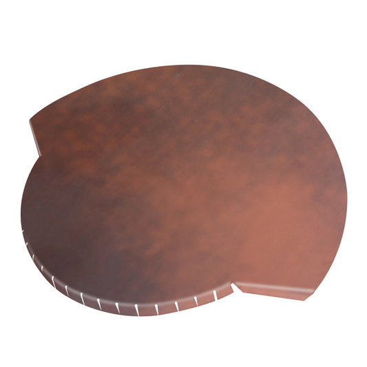TAPA CABALLETE PARA TEJA METALICA ACABADO TERRACOTA ANTIGUO TEJAGALA