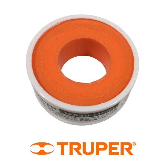 CINTA DE TEFLON 1/2 PULGADA X 7m CTF-1/2 TRUPER
