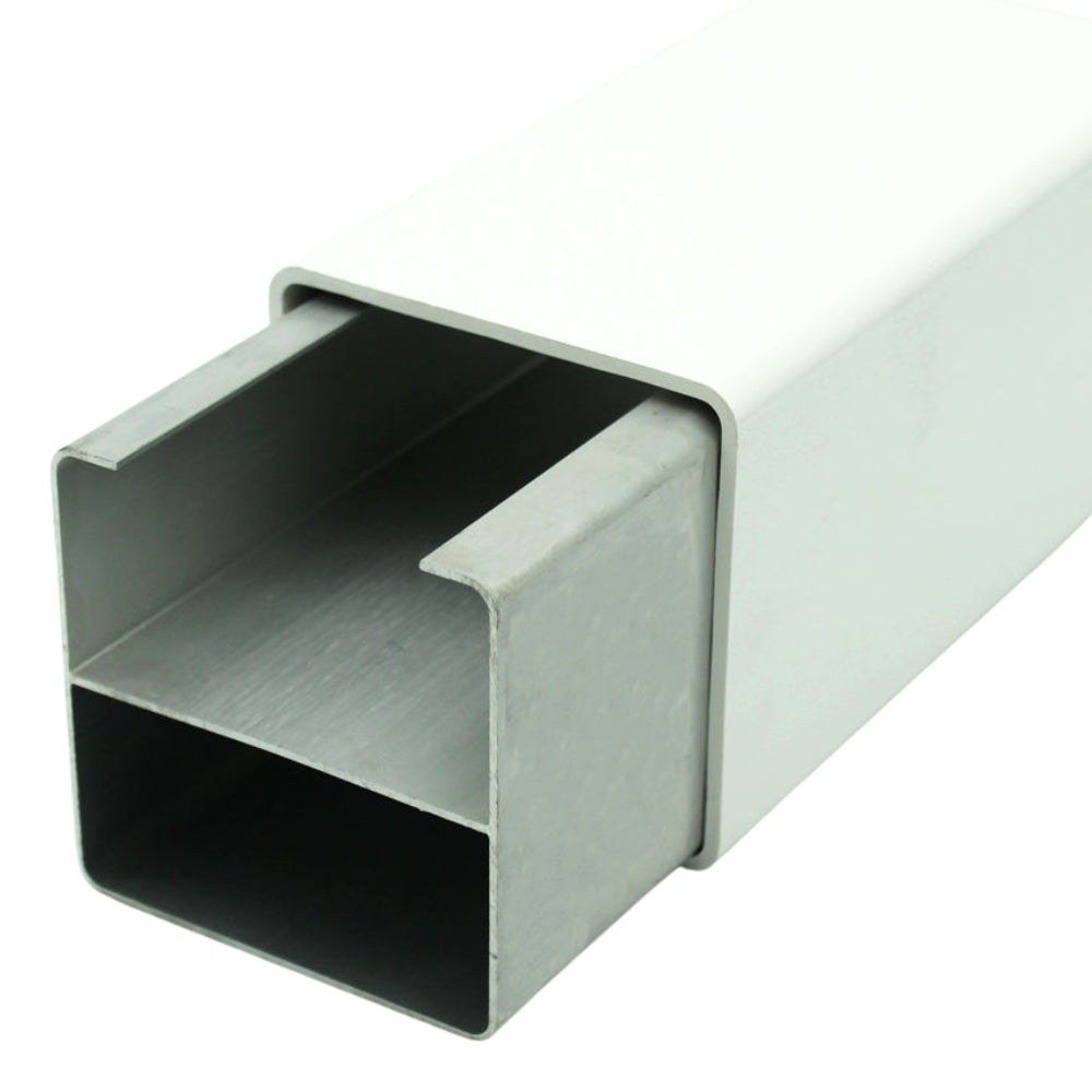 CERCA UPVC REFUERZO DE ALUMINIO PARA POSTE DE PUERTA