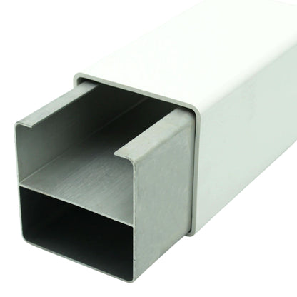 CERCA UPVC REFUERZO DE ALUMINIO PARA POSTE DE PUERTA
