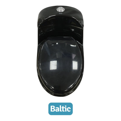 INODORO UNA PIEZA ELONGADO COLOR NEGRO BALTIC SR-1002