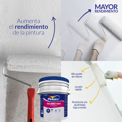 SELLADOR BASE COLOR BLANCO DE 5GL Y-5019
