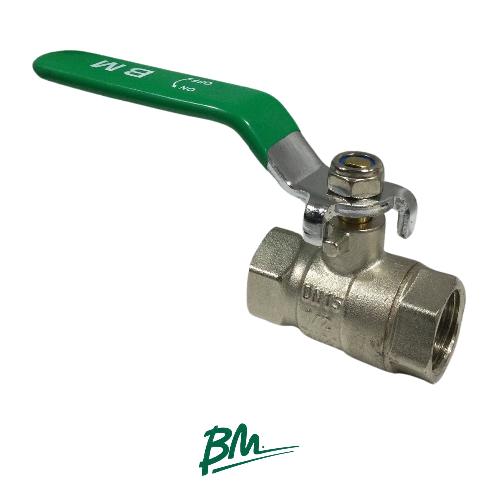 LLAVE DE BOLA 1/2 PULGADA CROMADA BM-VB1/2