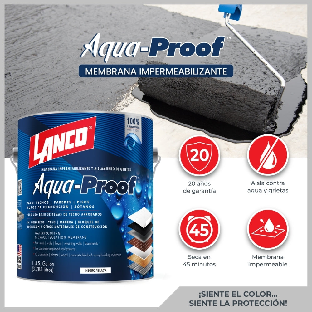 AQUA PROOF MEMBRANA IMPERMEABILIZANTE GL MD863-4 LANCO