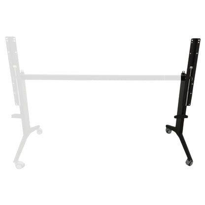 PATAS DE ESCRITORIO LIFE FOLDING METAL LEG 800 MM DERECHA BLACK RIVAL