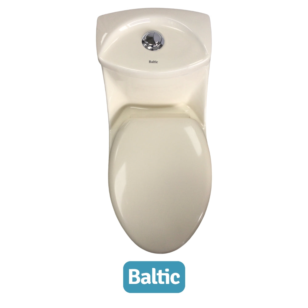 INODORO UNA PIEZA ELONGADO COLOR BEIGE BALTIC OCEANUS SR-1001