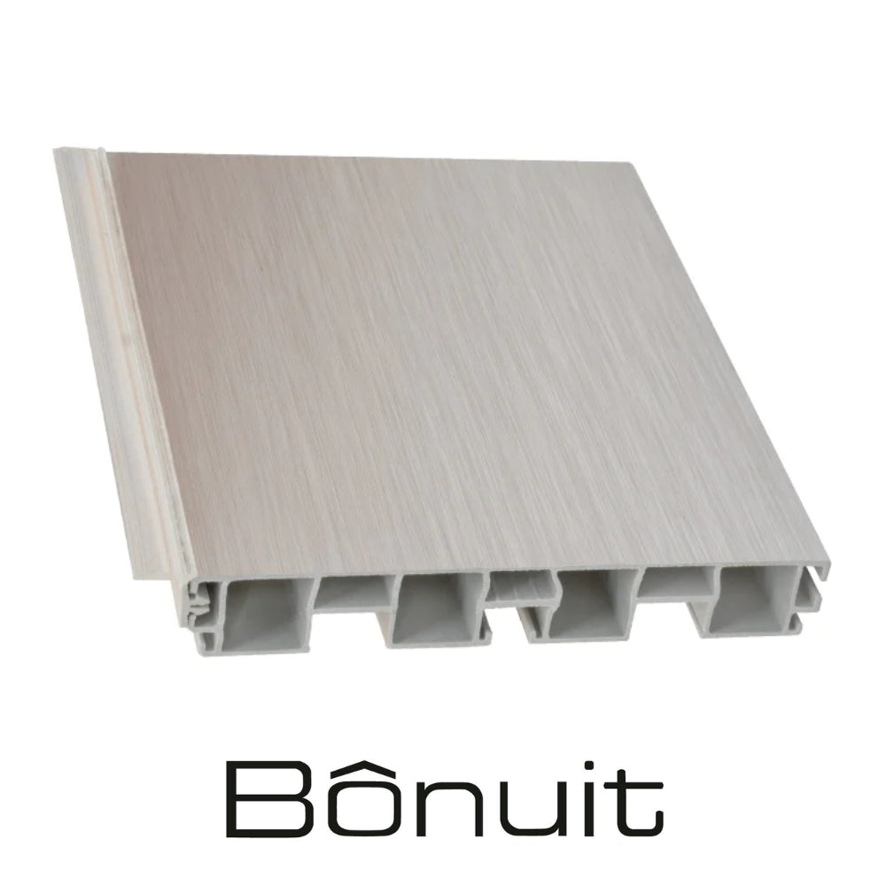ZÓCALO PVC ALUMINIZADO 150MM X 4 MTS. INCLUYE EMPAQUE COEXTRUIDO.
