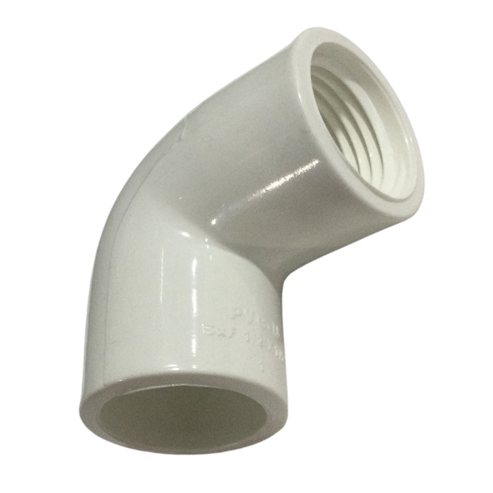 CODO 90° PVC 12 MM-1/2 PULGADAS SCH-40 CON ROSCA