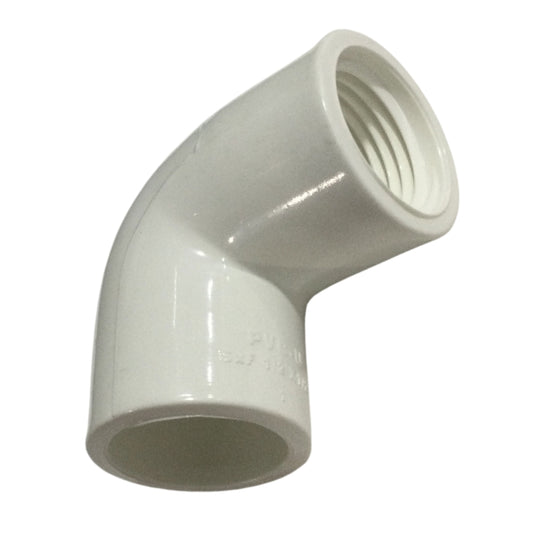 CODO 90° PVC 12 MM-1/2 PULGADAS SCH-40 CON ROSCA