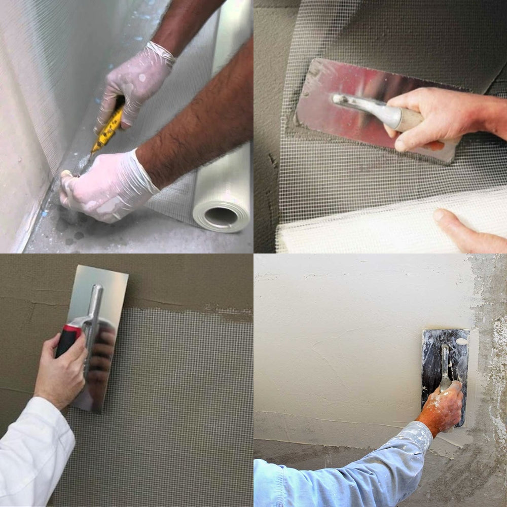 MALLA FIBRA DE VIDRIO DELLAROCCA ROLLO 50 x 0,20m