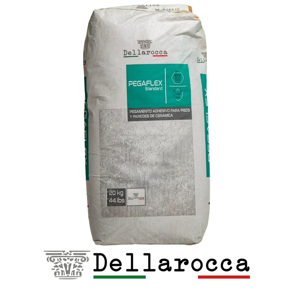 PEGAMENTO PARA PISOS DE CÉRAMICA PEGAFLEX ESTÁNDAR DELLAROCCA 20 KG