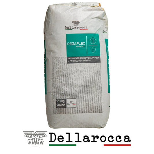 PEGAMENTO PARA PISOS DE CÉRAMICA PEGAFLEX ESTÁNDAR DELLAROCCA 20 KG