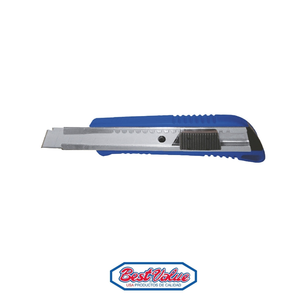 CUCHILLA UTILIDAD METAL/PLAST 18MM BV