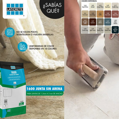WALL GROUT 1623 ANT. WHITE - 3.6 KG