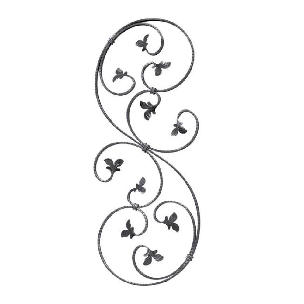 PANEL DE HIERRO FORJADO  12X6X350X870mm - 1671/3