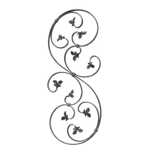 PANEL DE HIERRO FORJADO  12X6X350X870mm - 1671/3