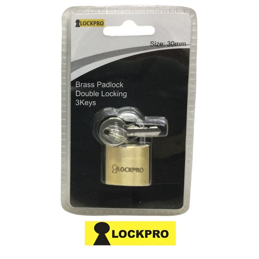 CANDADO DE 30MM BRONCE LOCKPRO