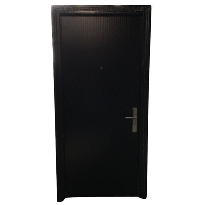 PUERTA MULTIPUNTOS GALVANIZADA SEATTLE 3 X 7 PIES ACABADO NEGRO IZQUIERDA SECURE