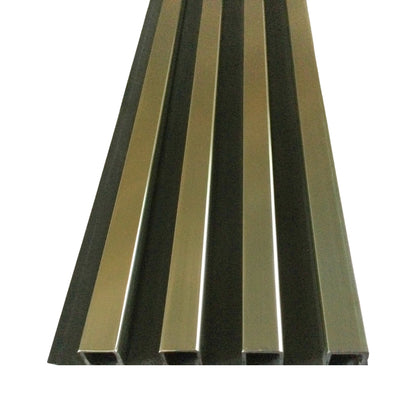 REVESTIMIENTO DE PARED DE WPC CHAMPAGNE  GOLD 168 X 2800 X 24MM 6.3KG/M2