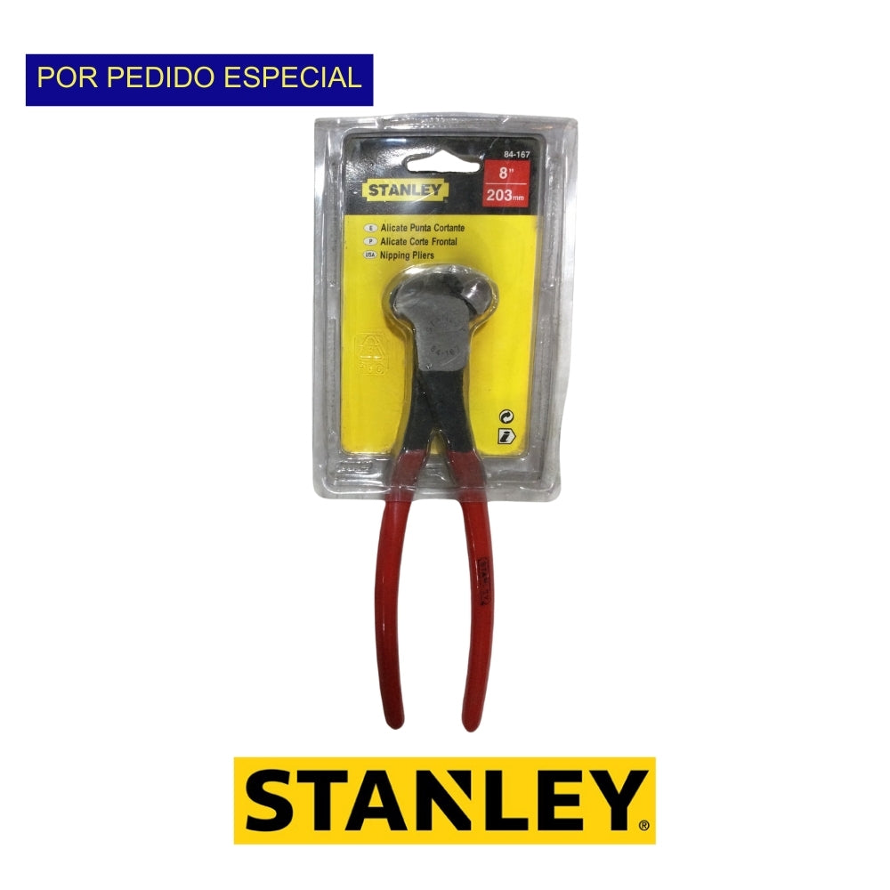 ALICATE CORTE FRONTAL 8 PULGADAS  CON FORRO
