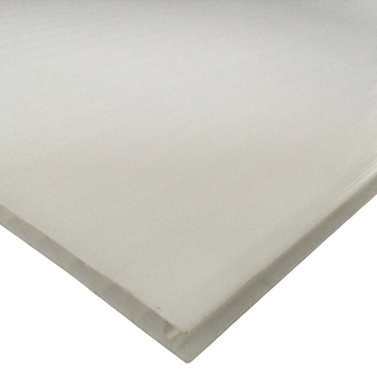 LAMINA DE POLICARBONATO ALVEOLAR 4 PIES X 12 PIES X 10MM OPAL OR